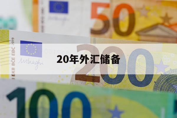 20年外汇储备(21年外汇储备)