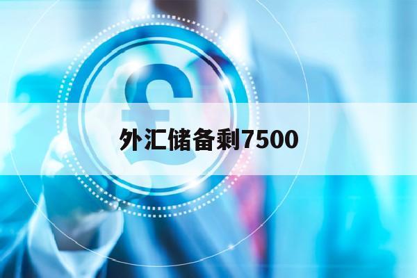 外汇储备剩7500(外汇储备过少)