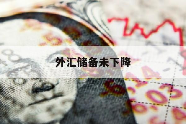 外汇储备未下降(外汇储备未下降什么意思)