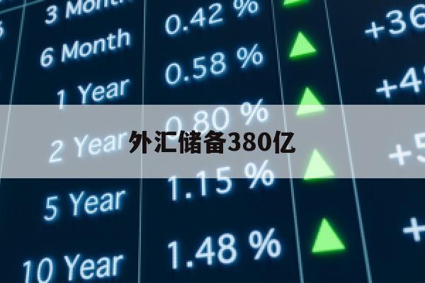 外汇储备380亿(这个外汇储备有多少钱)