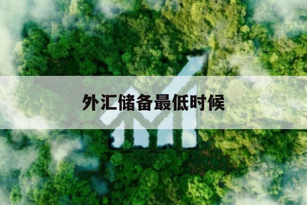 外汇储备最低时候(外汇储备最低时候怎么算)