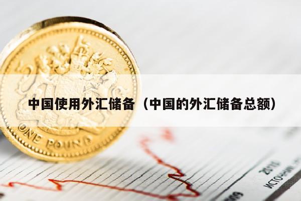 中国使用外汇储备（中国的外汇储备总额）