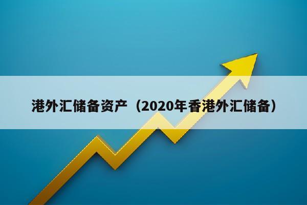 港外汇储备资产（2020年香港外汇储备）