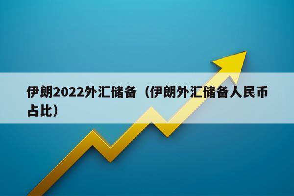 伊朗2022外汇储备（伊朗外汇储备人民币占比）