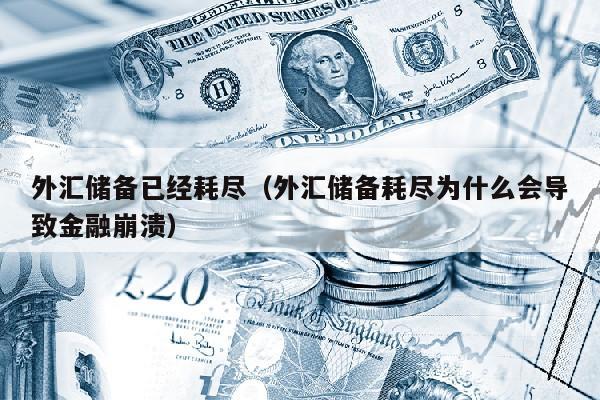 外汇储备已经耗尽（外汇储备耗尽为什么会导致金融崩溃）