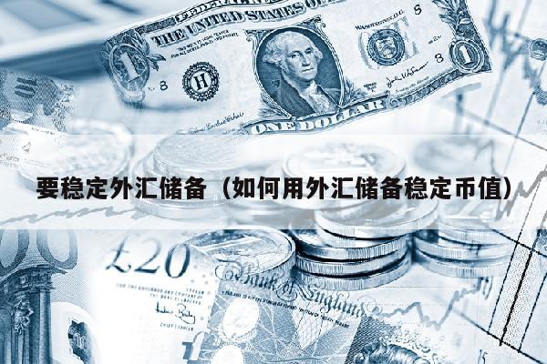 要稳定外汇储备（如何用外汇储备稳定币值）