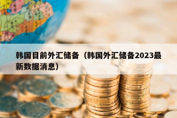 韩国目前外汇储备（韩国外汇储备2023最新数据消息）