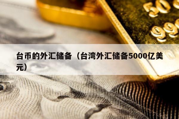 台币的外汇储备（台湾外汇储备5000亿美元）