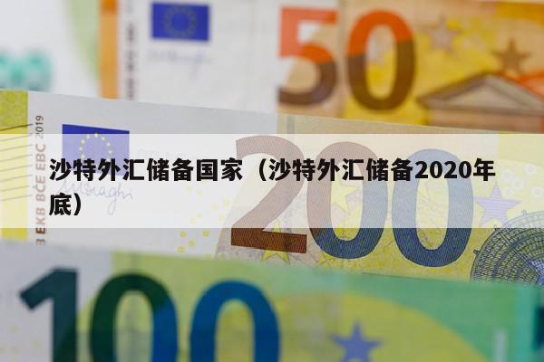 沙特外汇储备国家（沙特外汇储备2020年底）