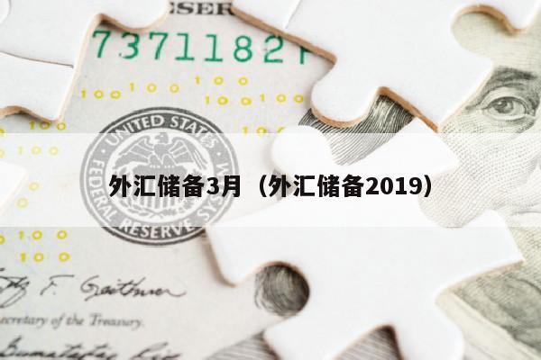 外汇储备3月（外汇储备2019）