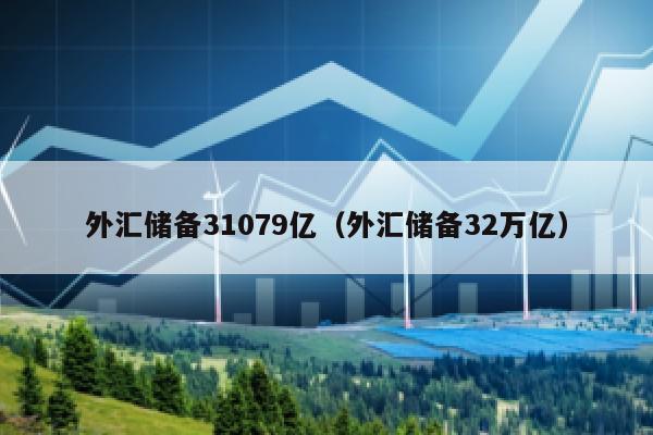 外汇储备31079亿（外汇储备32万亿）