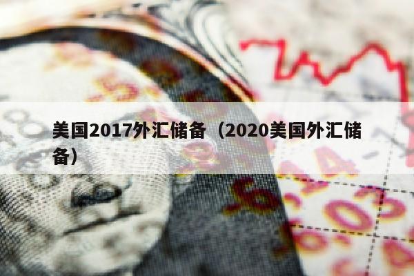 美国2017外汇储备（2020美国外汇储备）